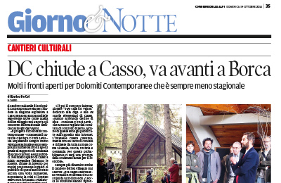 october 19, Corriere delle Alpi - DC chiude a Casso, va avanti a Borca