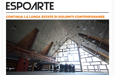 october 8, Espoarte - Continua la lunga estate di Dolomiti Contemporanee