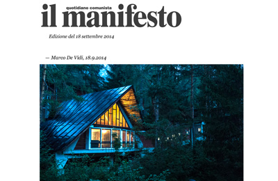 september 18, Il Manifesto - il Vajont diventa un'opera