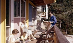 Terraces at the cottages