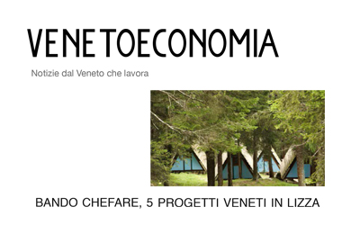 September 9, Venetoeconomia - bando chefare, 5 progetti veneti in lizza