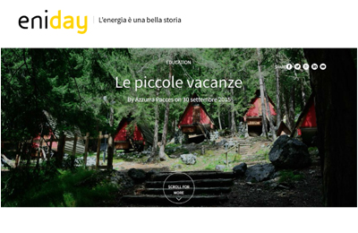 30 settembre 2015, ENIDAY - Le piccole vacanze