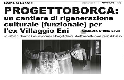 12 dicembre 2015, Altro e Oltre - Progettoborca, cantiere di rigenerazione