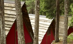 Il camping a tende fisse.