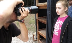 Le foto di Kai all'opera in Residenza a Borca