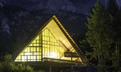 Aula Magna di notte.