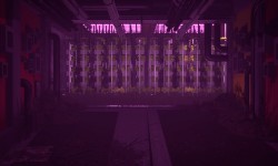 Aquaponics Indoor Farm - Incastonata negli interni del villaggio, l'aquaponics è un luogo per culture sperimentali di piante e pesci. La luce brilla dai nuovi pavimenti al neon che fanno riferimento alle iconiche finestre quadrate del villaggio